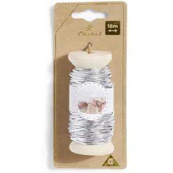 Rouleau fil argenté polyester 15m-Gifi Best