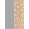 Rouleau papier cadeau kraft 100% recyclé uni argent ou imprimé flocons L200x70cm-Gifi Hot
