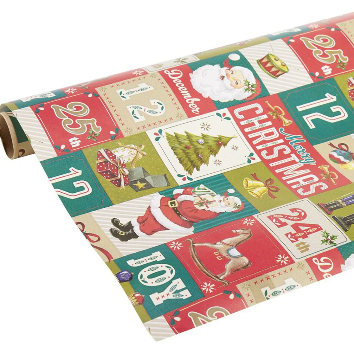 Rouleau papier cadeau motif Noël L200x70cm-Gifi Best