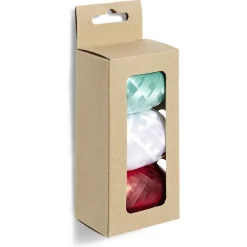 Ruban bolduc argenté blanc bleu 10m x3-Gifi Clearance