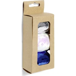 Ruban bolduc argenté blanc bleu 10m x3-Gifi Clearance