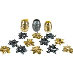 Ruban bolduc et noeud orange noir-Gifi New