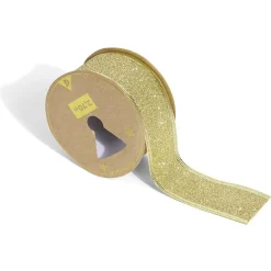 Ruban pailleté doré 2,7m-Gifi Outlet