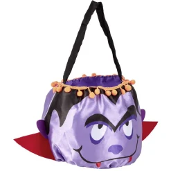 Sac à bonbons Halloween design vampire violet et rouge-Gifi Sale