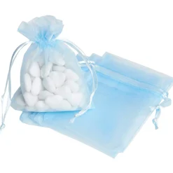 Sac à dragées bleu x5-Gifi Discount