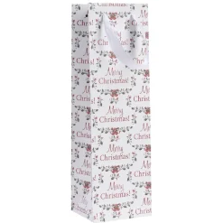 Sac bouteille thème Noël-Gifi New