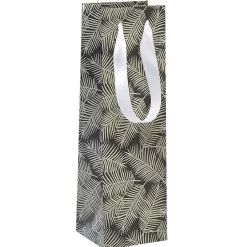 Sac cadeau bouteille motif doré-Gifi Discount