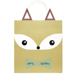 Sac cadeau fantaisie forme tête de renard 23xH31cm-Gifi Best