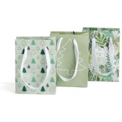 Sac cadeau motif jardin d'hiver taille S-Gifi Sale