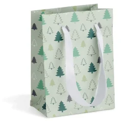 Sac cadeau motif jardin d'hiver taille S-Gifi Sale