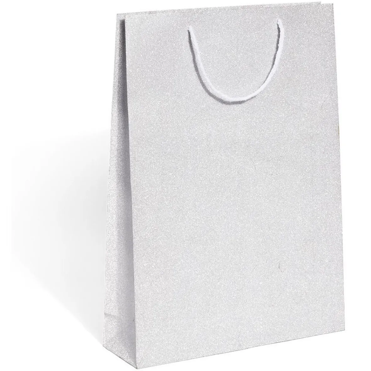 Sac cadeau Noël argenté ou bleu - Taille L-Gifi