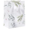 Sac cadeau Noël design jardin d'hiver L10,8x14,6 cm-Gifi Hot