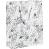 Sac cadeau Noël design jardin d'hiver L26x32 cm-Gifi New
