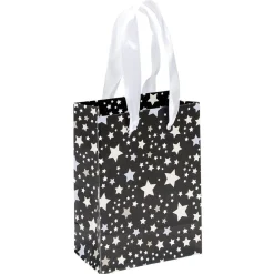Sac cadeau Noël doré L33X10X9 cm-Gifi Best