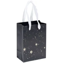 Sac cadeau Noël doré L33X10X9 cm-Gifi Best