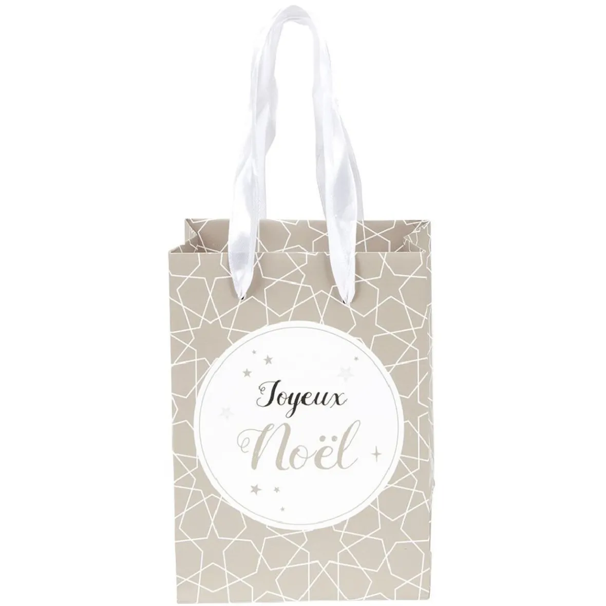 Sac cadeau Noël doré L33X10X9 cm-Gifi Best