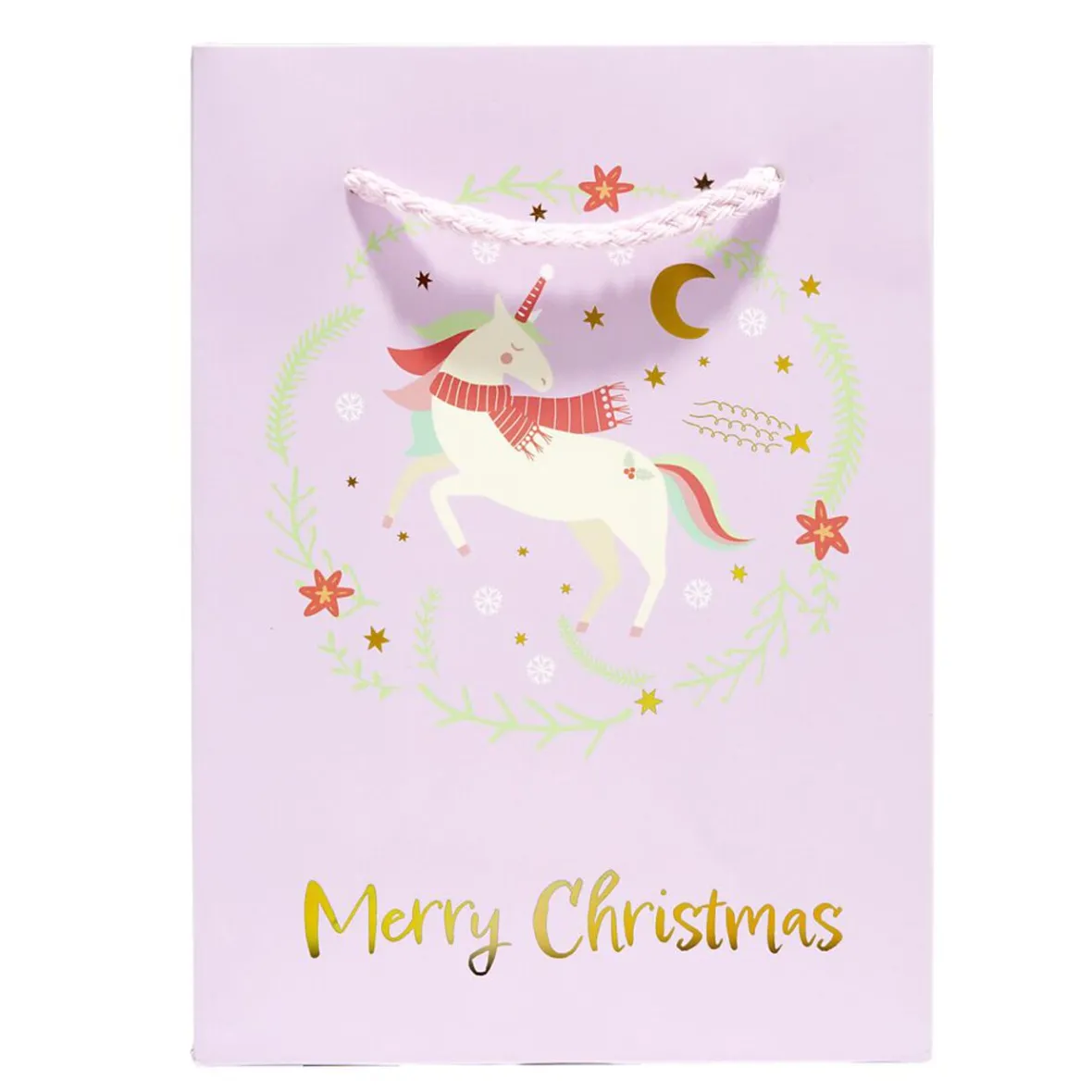 Sac cadeau Noël enfant licorne ou dinosaure 11xH15cm - 2 modèles-Gifi Online