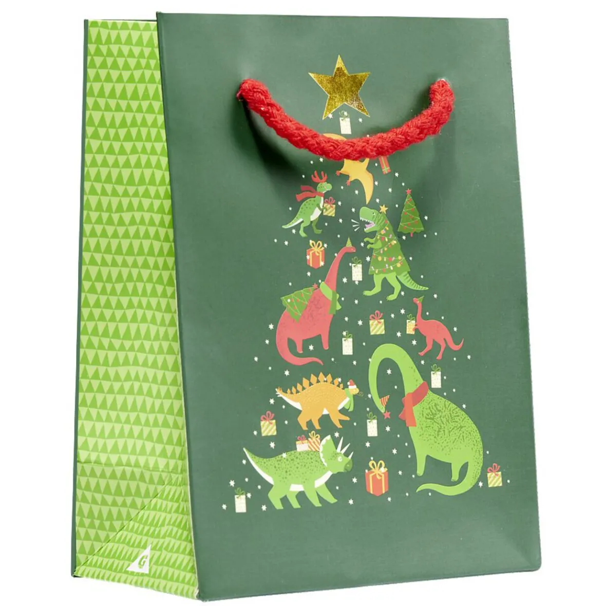 Sac cadeau Noël enfant licorne ou dinosaure 11xH15cm - 2 modèles-Gifi Online