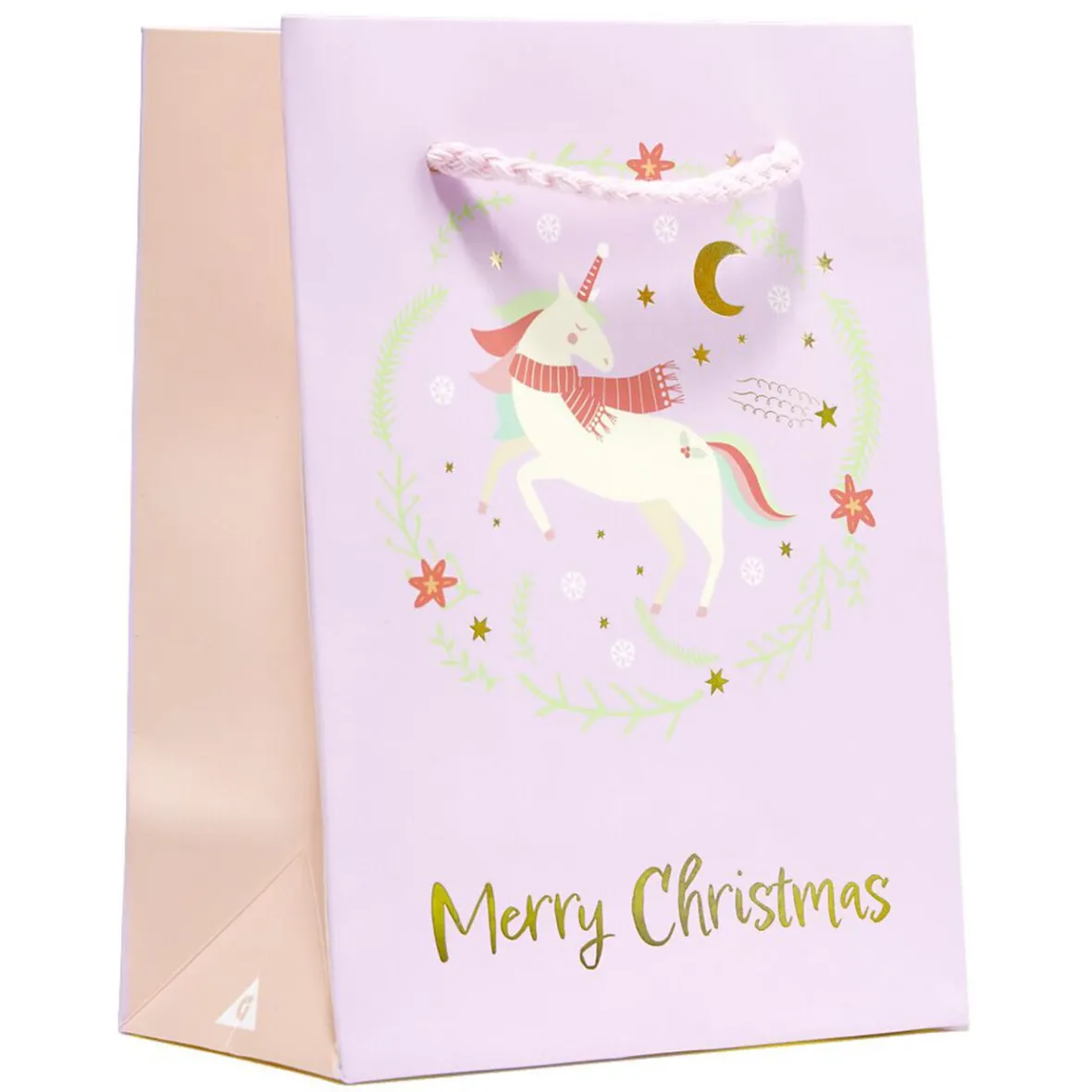 Sac cadeau Noël enfant licorne ou dinosaure 11xH15cm - 2 modèles-Gifi Online