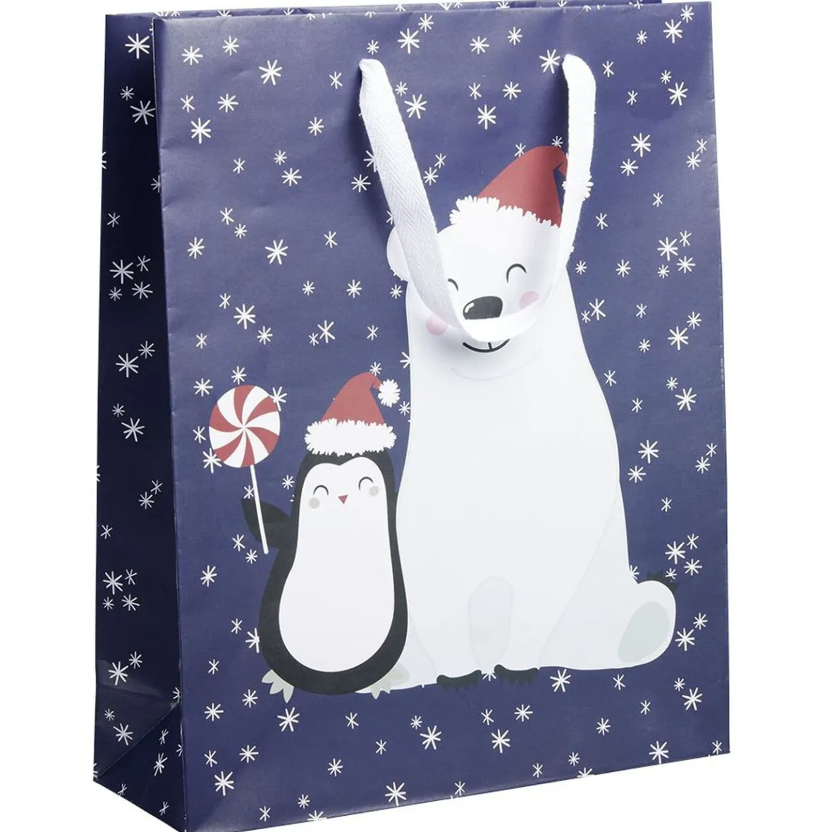Sac cadeau Noël enfant L26x32 cm-Gifi