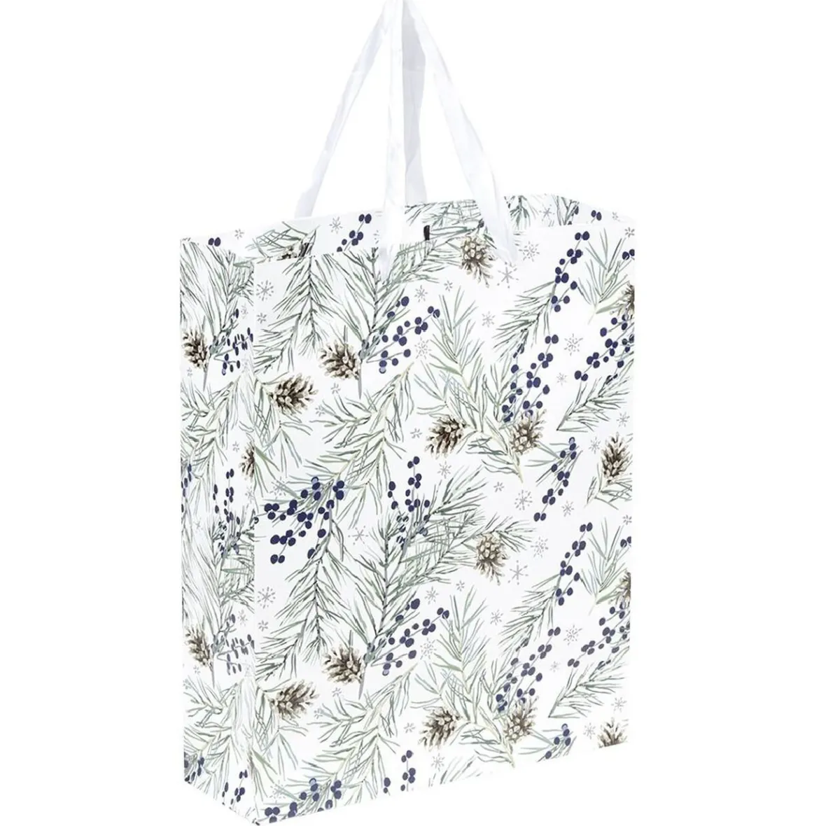 Sac cadeau Noël Jardin d'Hiver L32X26 cm-Gifi Clearance