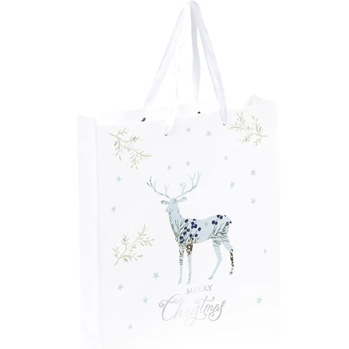 Sac cadeau Noël Jardin d'Hiver L32X26 cm-Gifi Clearance