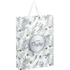 Sac cadeau Noël Jardin d'Hiver L46X33 cm-Gifi Clearance