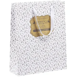 Sac cadeau Noël motif nature Taille M L26xH32cm-Gifi Outlet