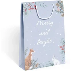 Sac cadeau Noël motif nature - Taille L-Gifi Best