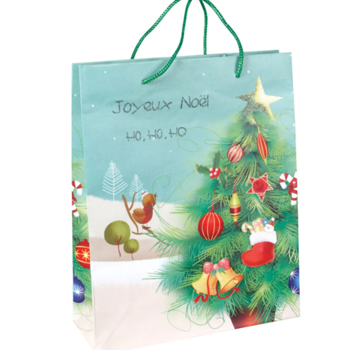 Sac cadeau Noël motif Sapin-Gifi Sale