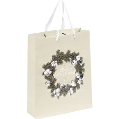 Sac cadeau Noël Nature L32X26 cm-Gifi Online