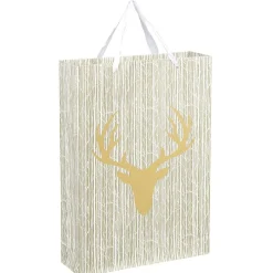 Sac cadeau Noël Nature L46X33 cm-Gifi