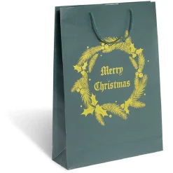 Sac cadeau Noël rouge ou vert - Taille L-Gifi Online