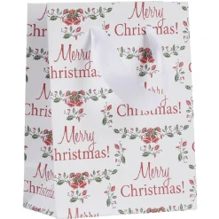 Sac cadeau Noël traditionnel taille S-Gifi Discount