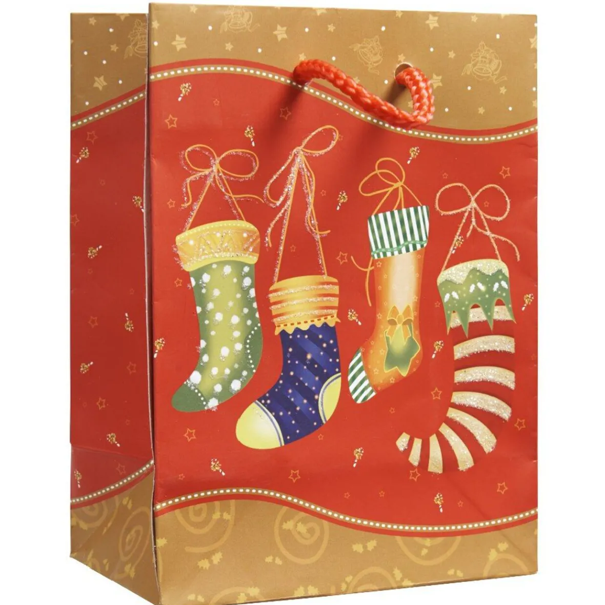 SAC CADEAU PAP NOEL L10.8H14.6-Gifi Online