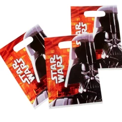 Sac cadeau plastique anniversaire Star Wars x6-Gifi Sale