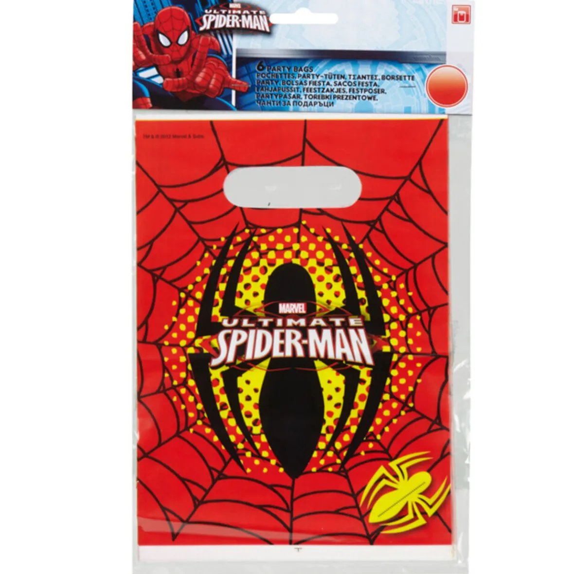 Sac cadeau Spiderman x6-Gifi Discount