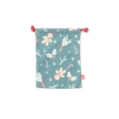 Sac cadeau tissu réutilisable 15x20cm - 3 modèles-Gifi Discount