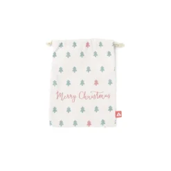 Sac cadeau tissu réutilisable 15x20cm - 3 modèles-Gifi Discount