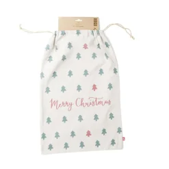 Sac cadeau tissu réutilisable 40x60cm - 3 modèles-Gifi Outlet