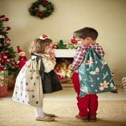 Sac zip décor Noël avec poignées H40x42cm - 3 modèles-Gifi New
