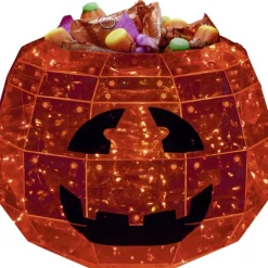 Saladier bol à bonbons LED Halloween Ø22,5xH18cm-Gifi Best