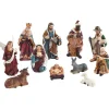 Santon 11 figurines multicolores-Gifi Hot