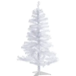 Sapin artificiel blanc 184 branches Ø68xH120cm-Gifi