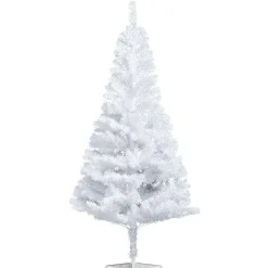 Sapin artificiel blanc 368 branches Ø93xH180cm-Gifi Discount