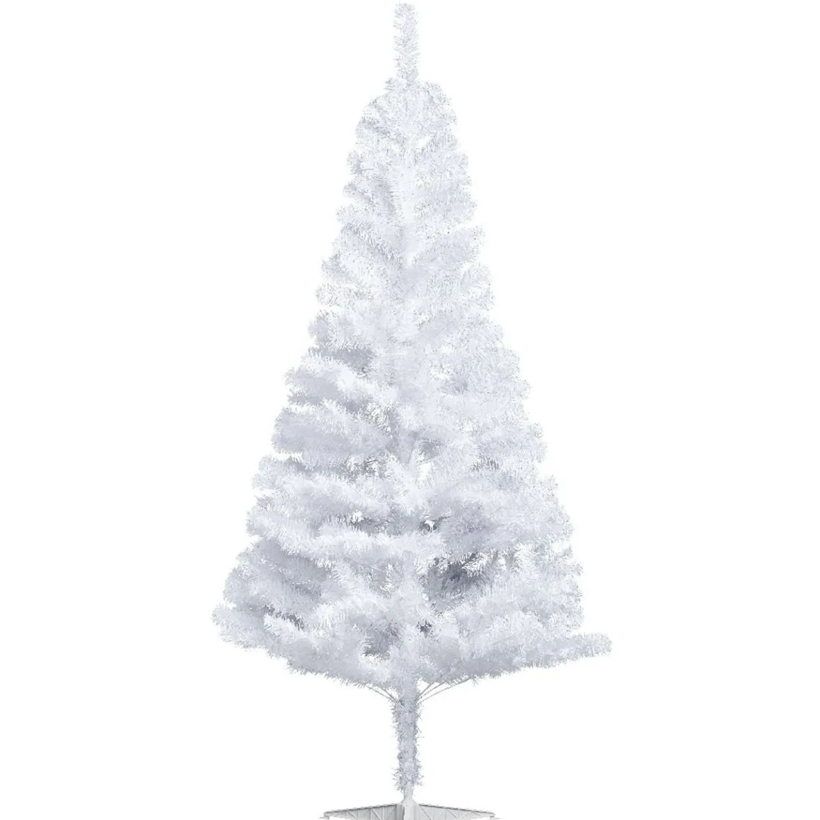 Sapin artificiel blanc 368 branches Ø93xH180cm-Gifi Discount
