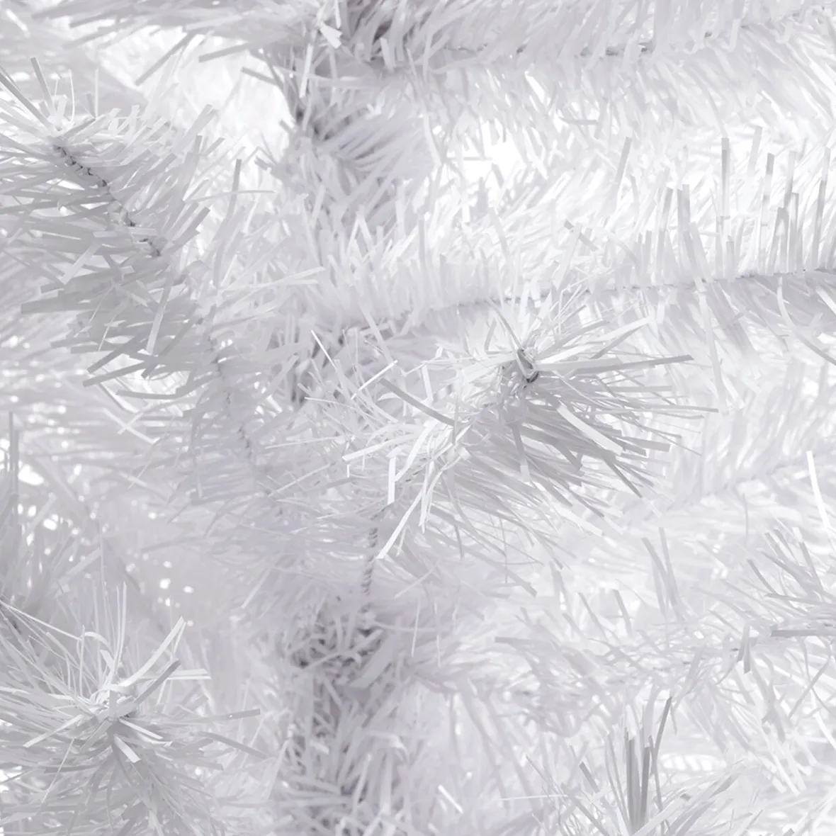 Sapin artificiel blanc 368 branches Ø93xH180cm-Gifi Discount