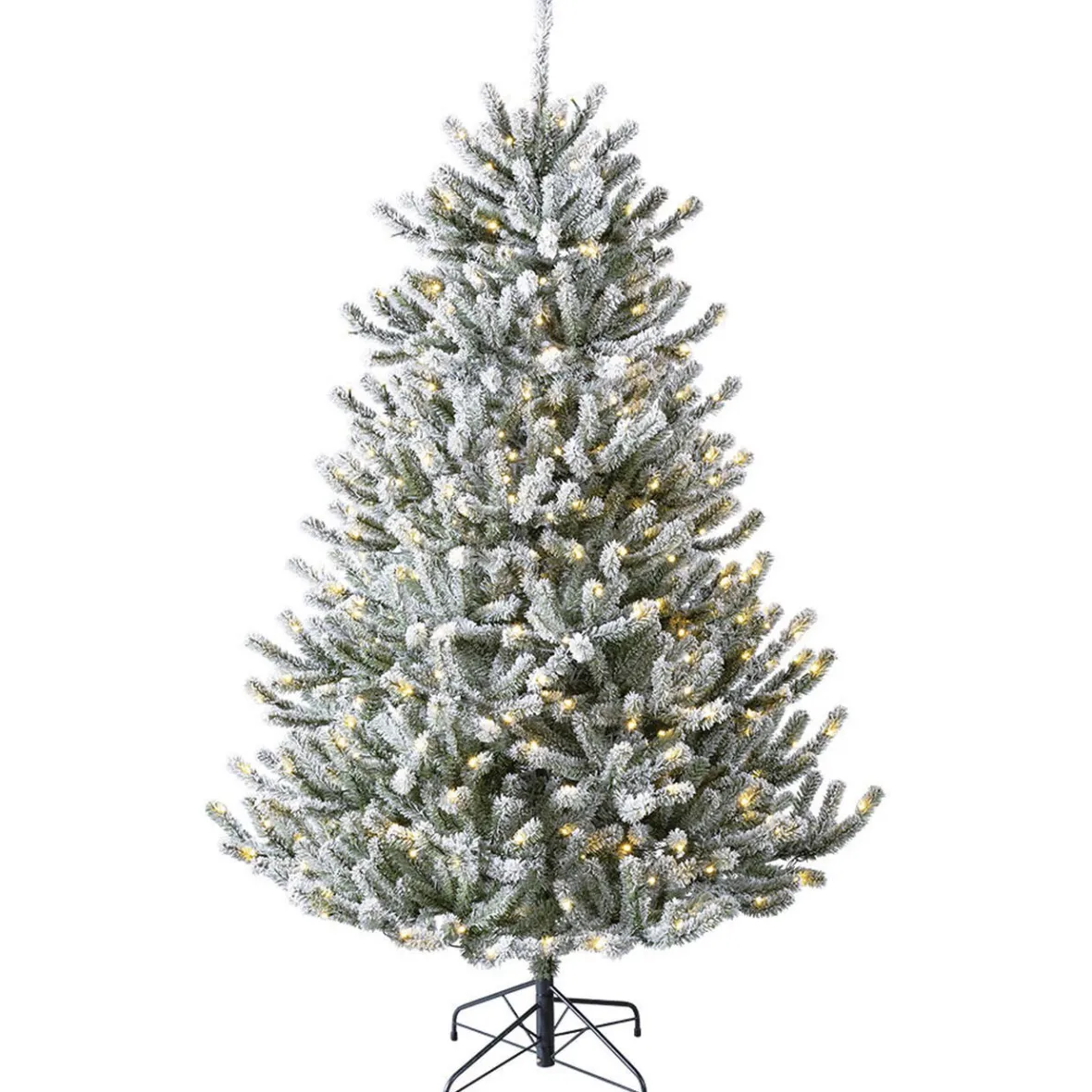 Sapin artificiel enneigé lumineux 930 branches Ø119xH180cm-Gifi Sale