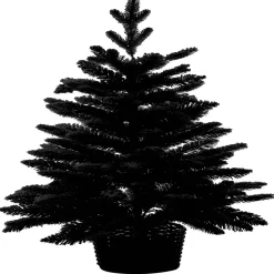 Sapin artificiel enneigé pot tressé 258 branches Ø56xH100cm-Gifi Best
