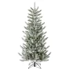 Sapin artificiel enneigé vert 467 branches Ø99xH180cm-Gifi Online